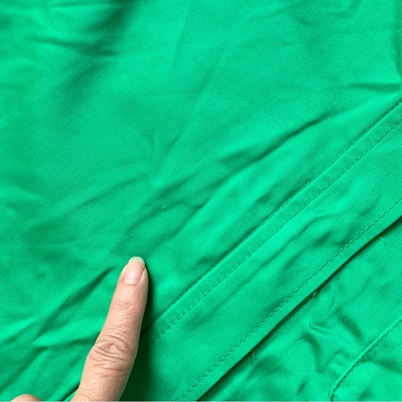 NWT Zara Satin Effect Oversized Shirt Jacket Shacket green - Picture 13 of 16